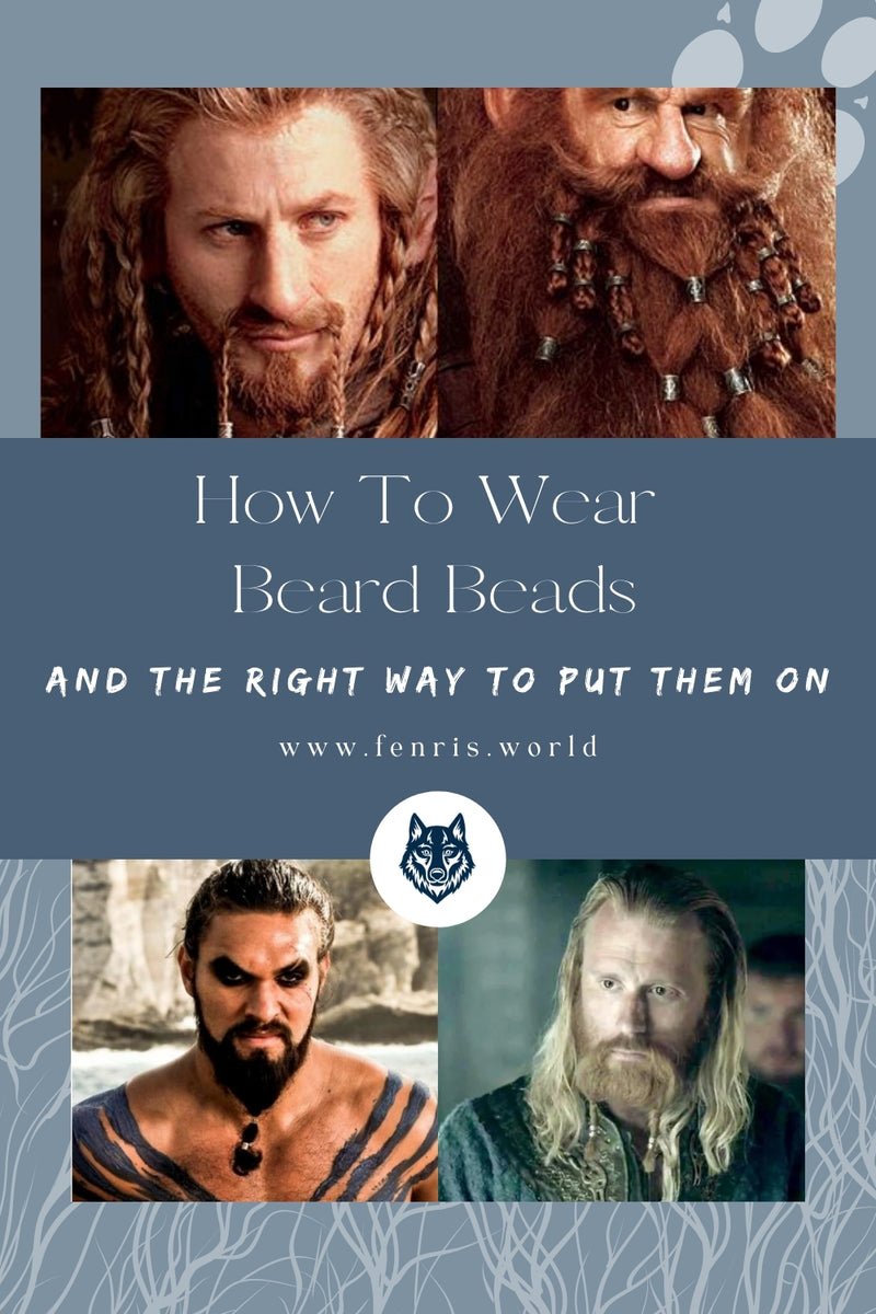 How to wear Rune Beads like a Viking  Beard jewelry, Braided beard, Beard  accessories