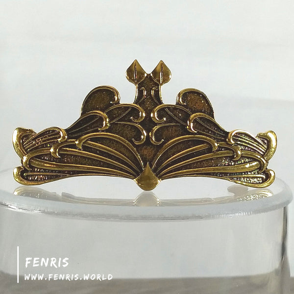 art nouveau hair clip