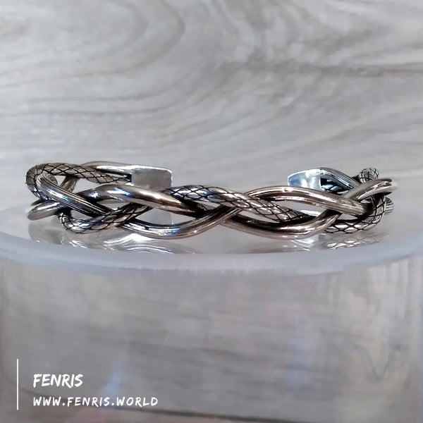 bracelet silver twist