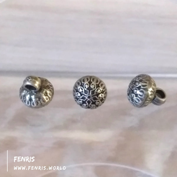 buttons silver small viking nordic norse coat tunic