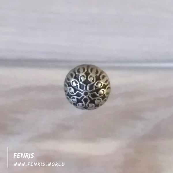 buttons silver small viking nordic norse coat tunic