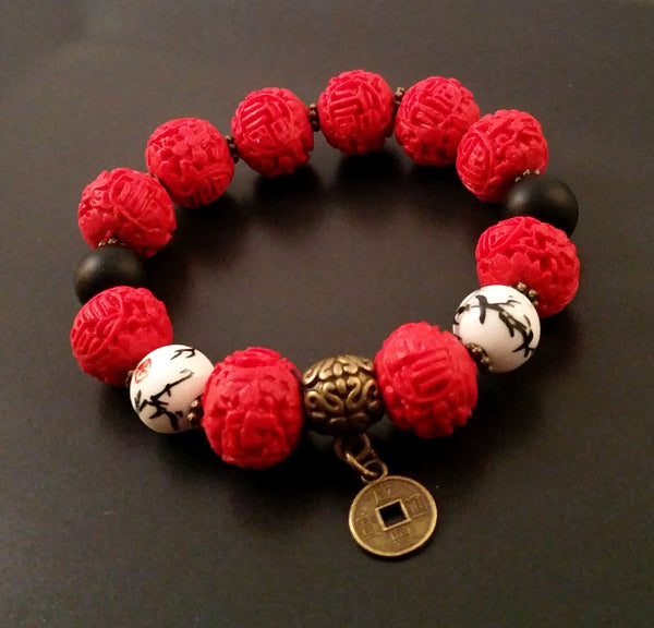 Red Cinnabar Bracelet
