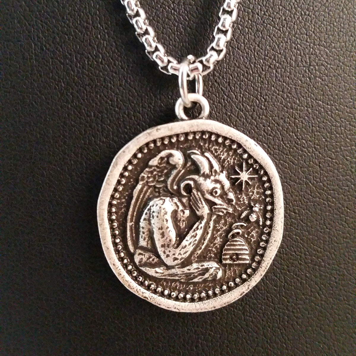 FIERCE FOLKLORE COIN NECKLACE SILVER