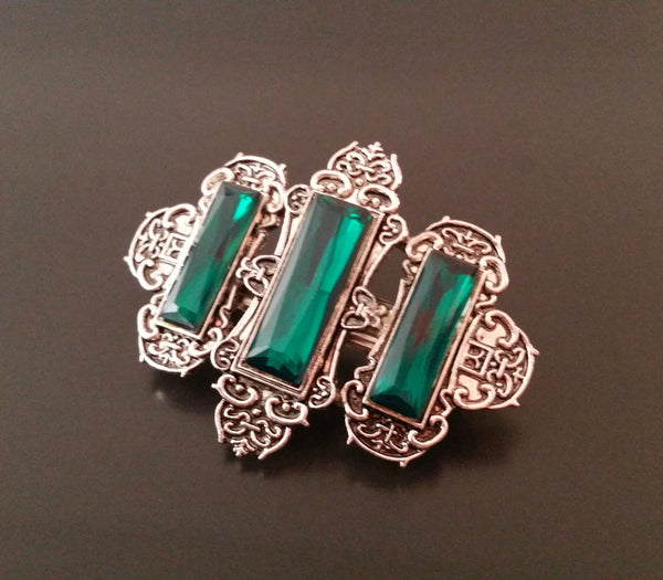 jeweled barrette