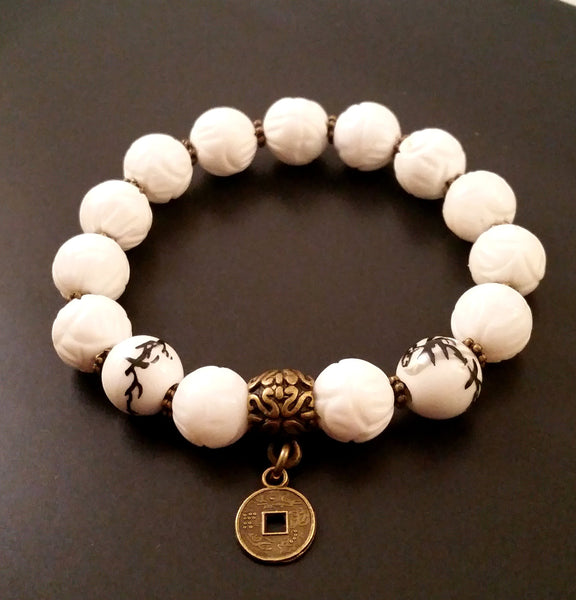 White Lotus Bracelet