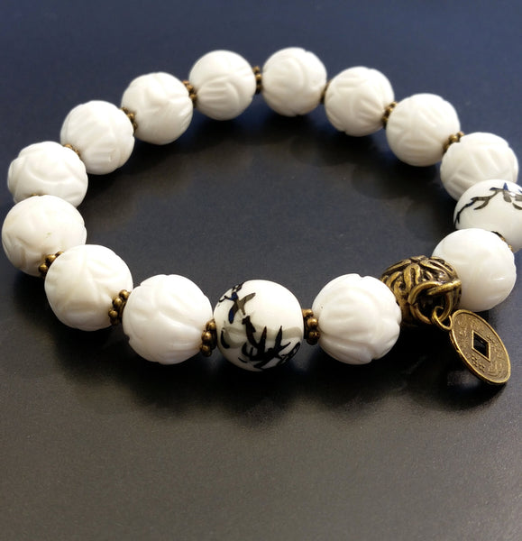 White Pearl Bracelet