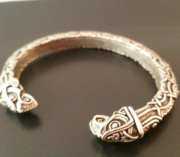 raven torc bracelet