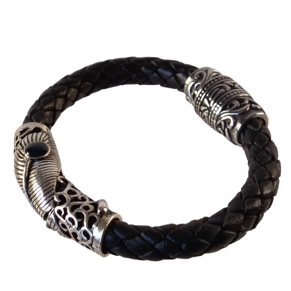 hand made leather bracelet