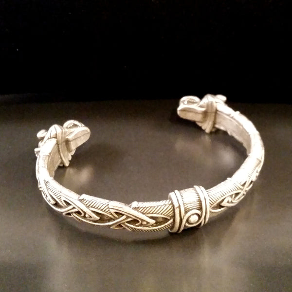 wolf bracelet knot work norse viking celtic mens womens