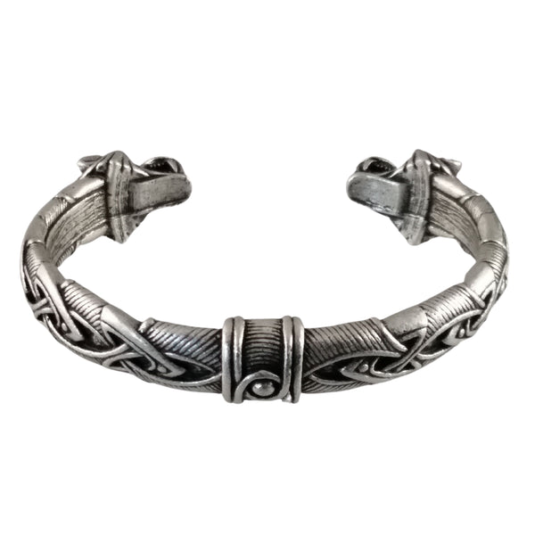 wolf bracelet knot work norse viking celtic mens womens