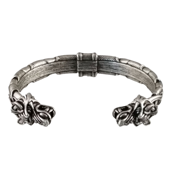wolf bracelet knot work norse viking celtic mens womens