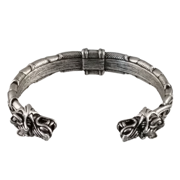 wolf bracelet knot work norse viking celtic mens womens
