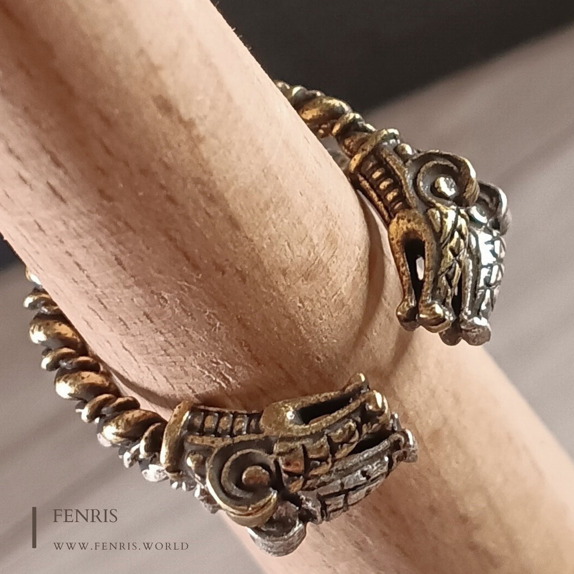 dragon rings silver bronze celtic viking torc