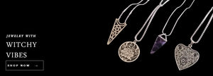 witch occult necklace