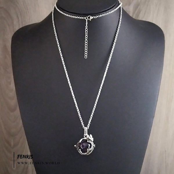 gothic amethyst necklace