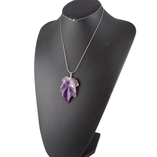 womens purple amethyst necklace