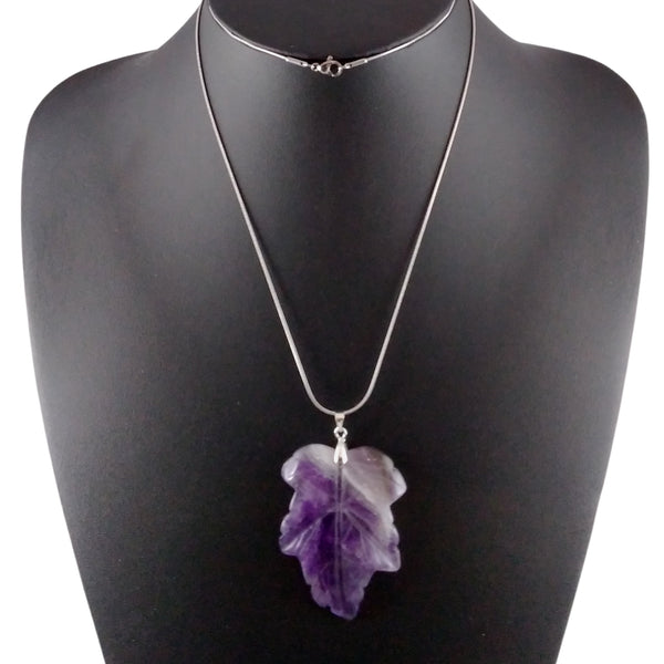hand made amethyst necklace