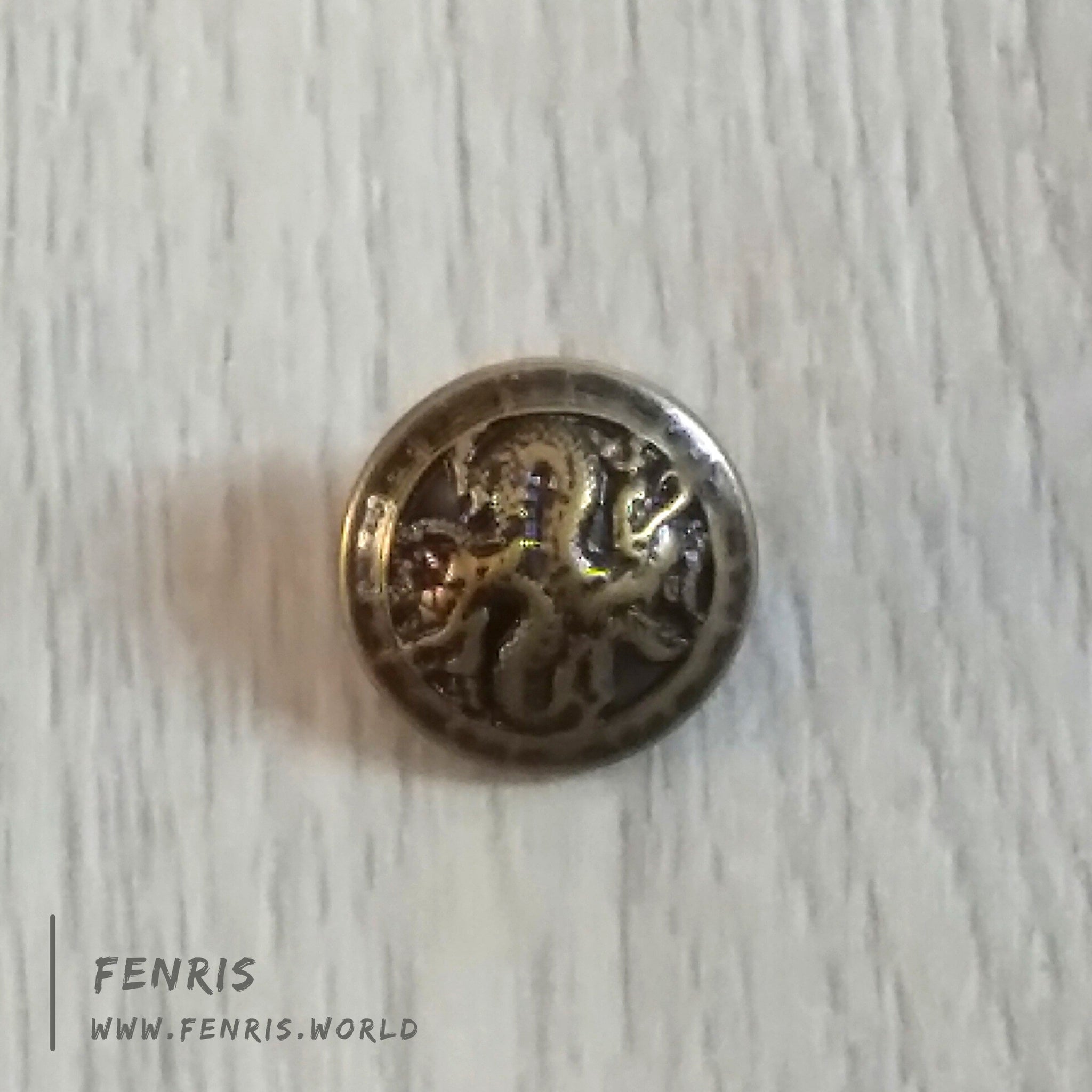 buttons bronze dragon asian