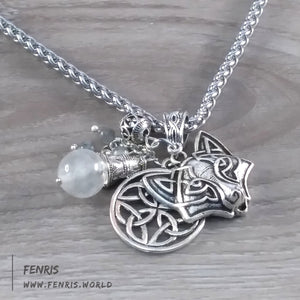 celtic fox necklace