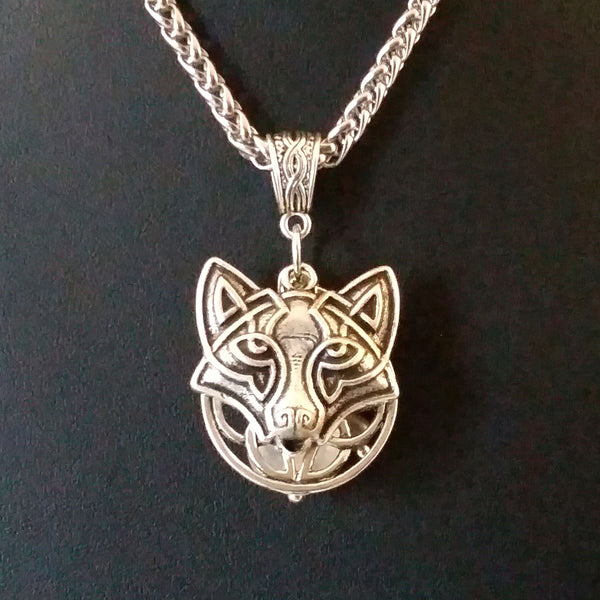 celtic fox necklace
