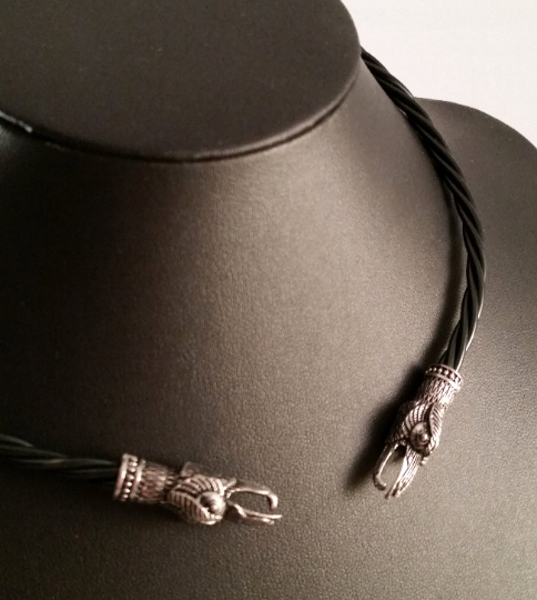 raven torc necklace bracelet 