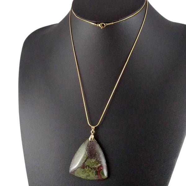 dragon bloodstone necklace