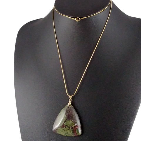 dragon bloodstone necklace