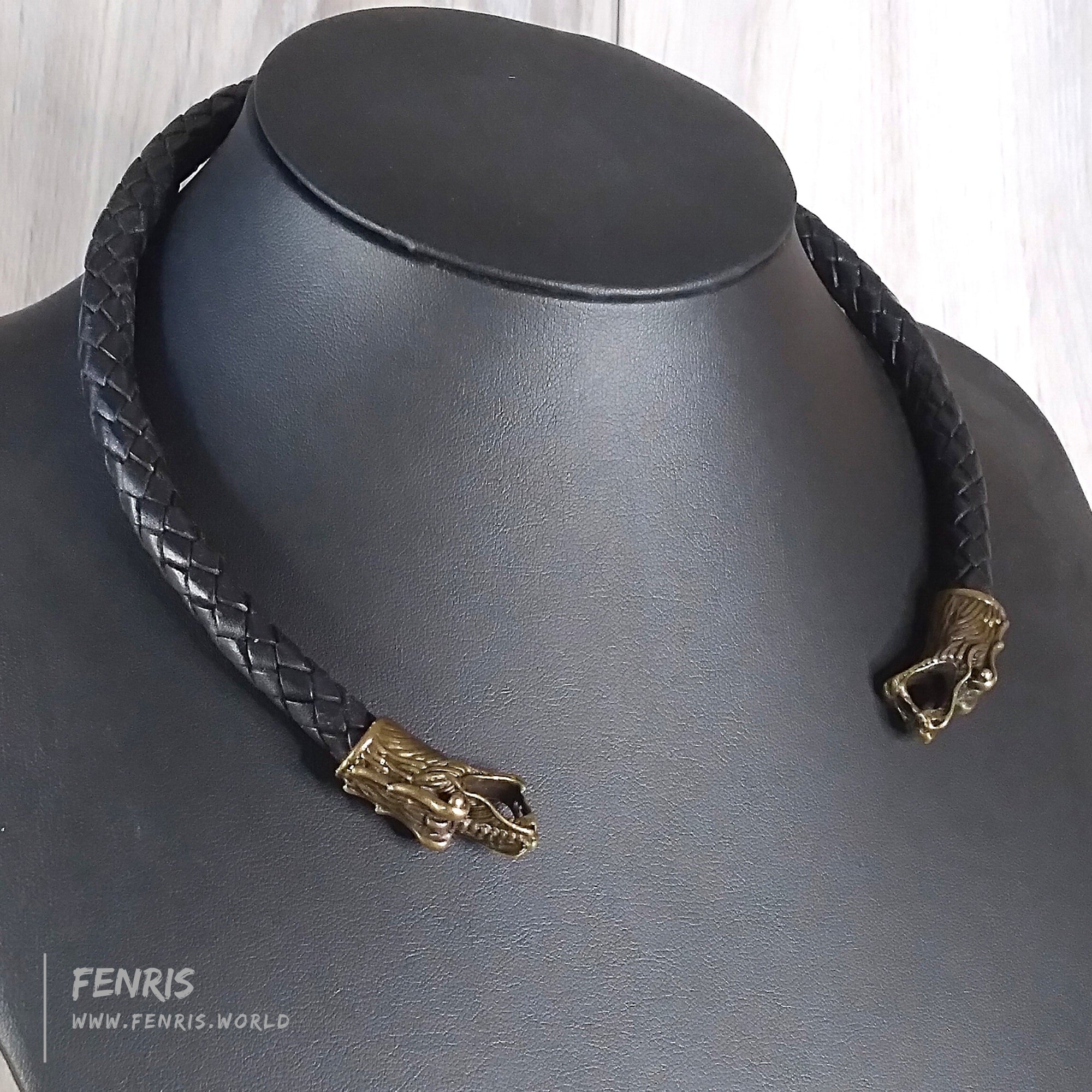 Celtic Torc Bronze Dragon