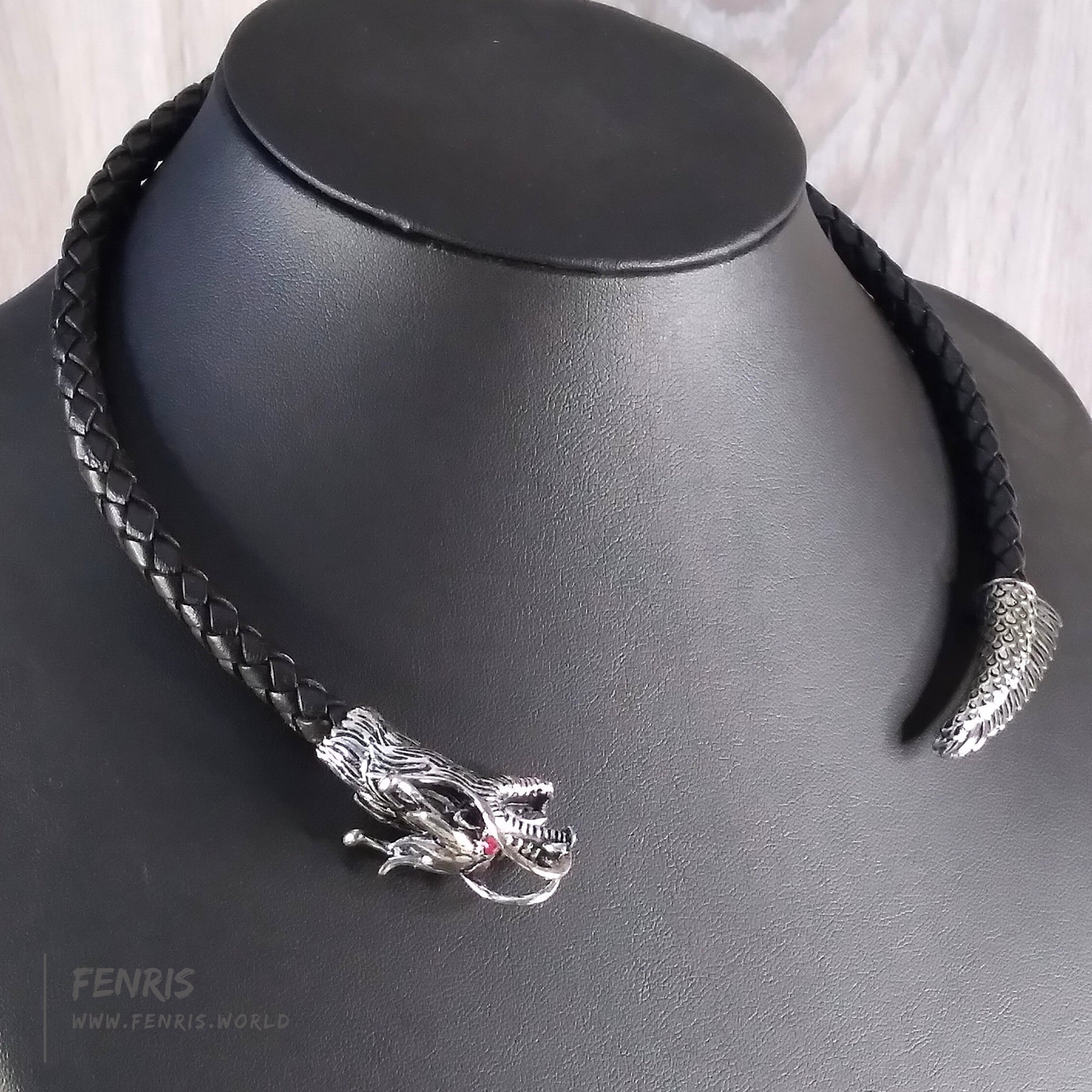 dragon torc celtic silver viking