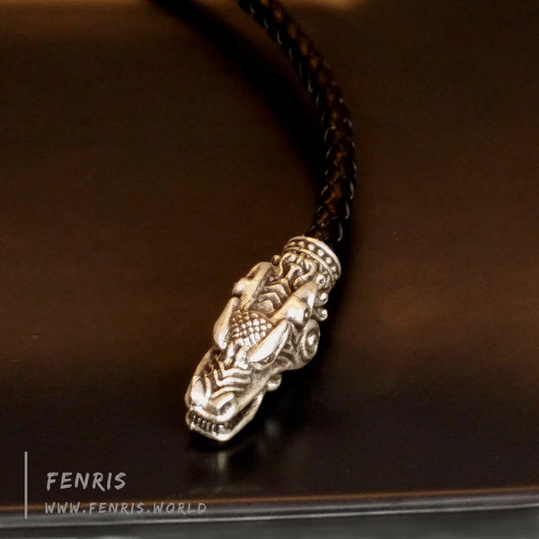 dragon torc celtic silver viking