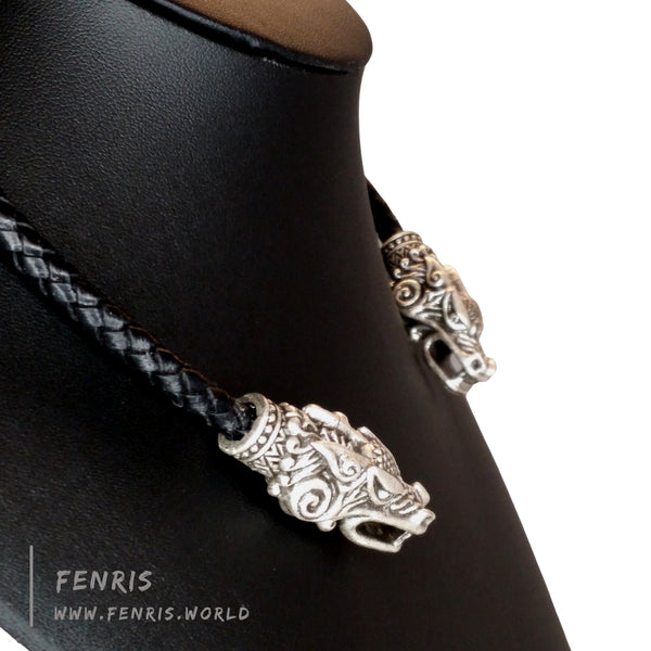 dragon torc celtic silver viking