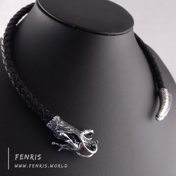 dragon torc silver