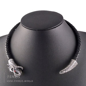 dragon torc silver