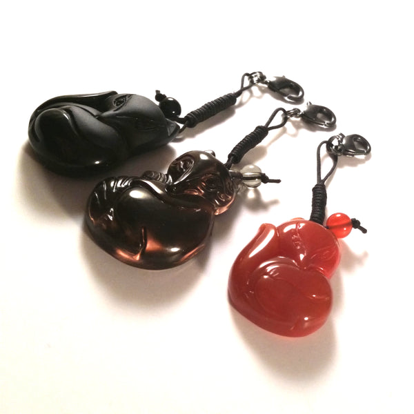 kitsune bag charm