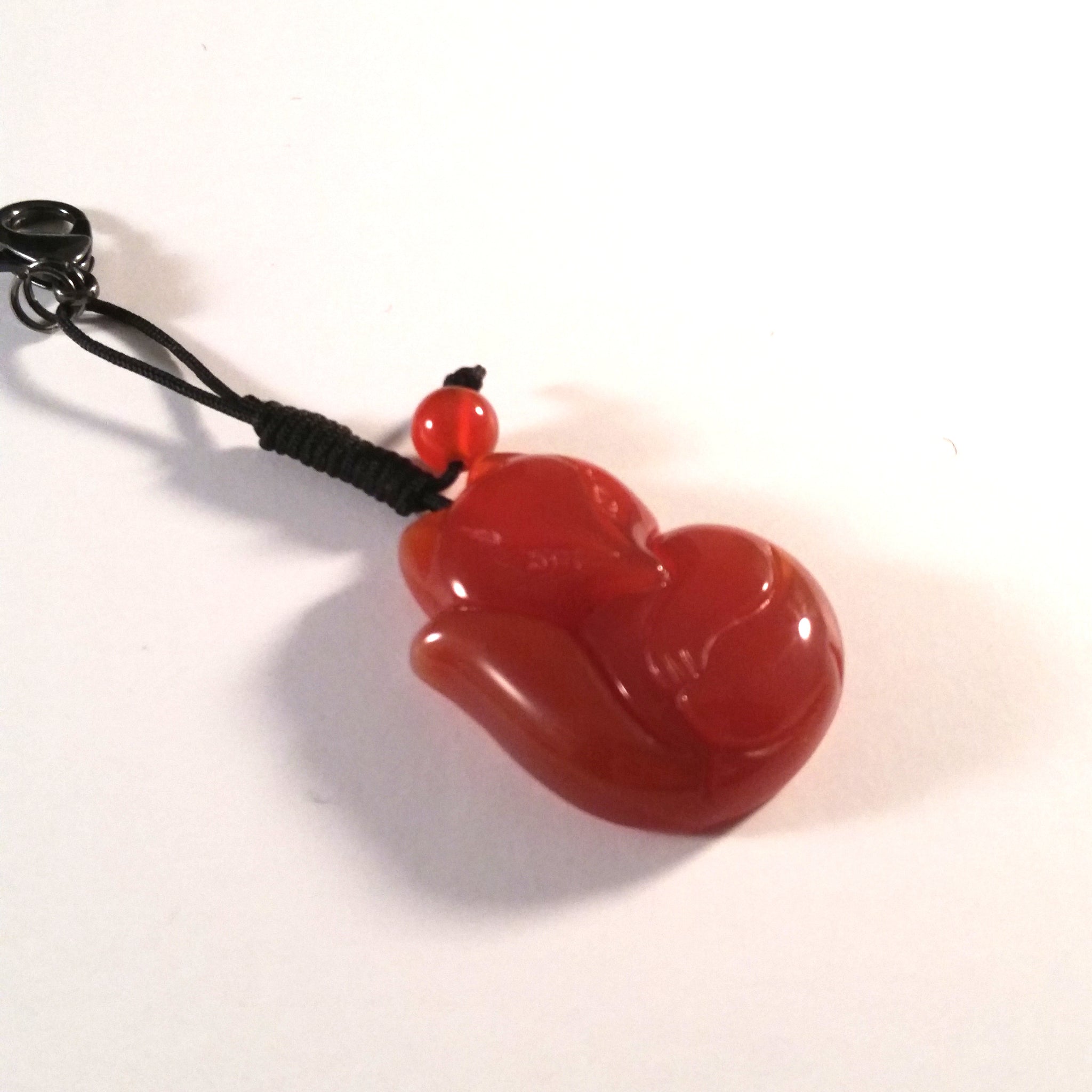 red fox bag charm