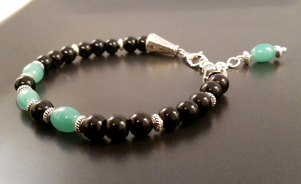 green black bracelet