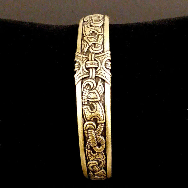 bronze knot work bracelet