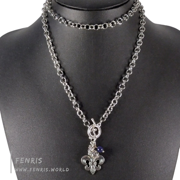 fleur de lys necklace