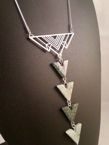 green jade necklace
