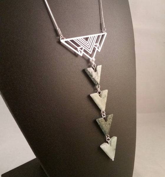 modern jade necklace