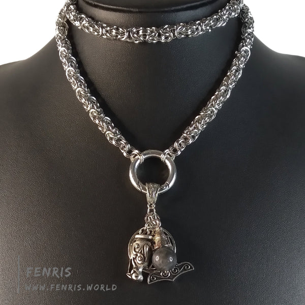 norse dragon necklace