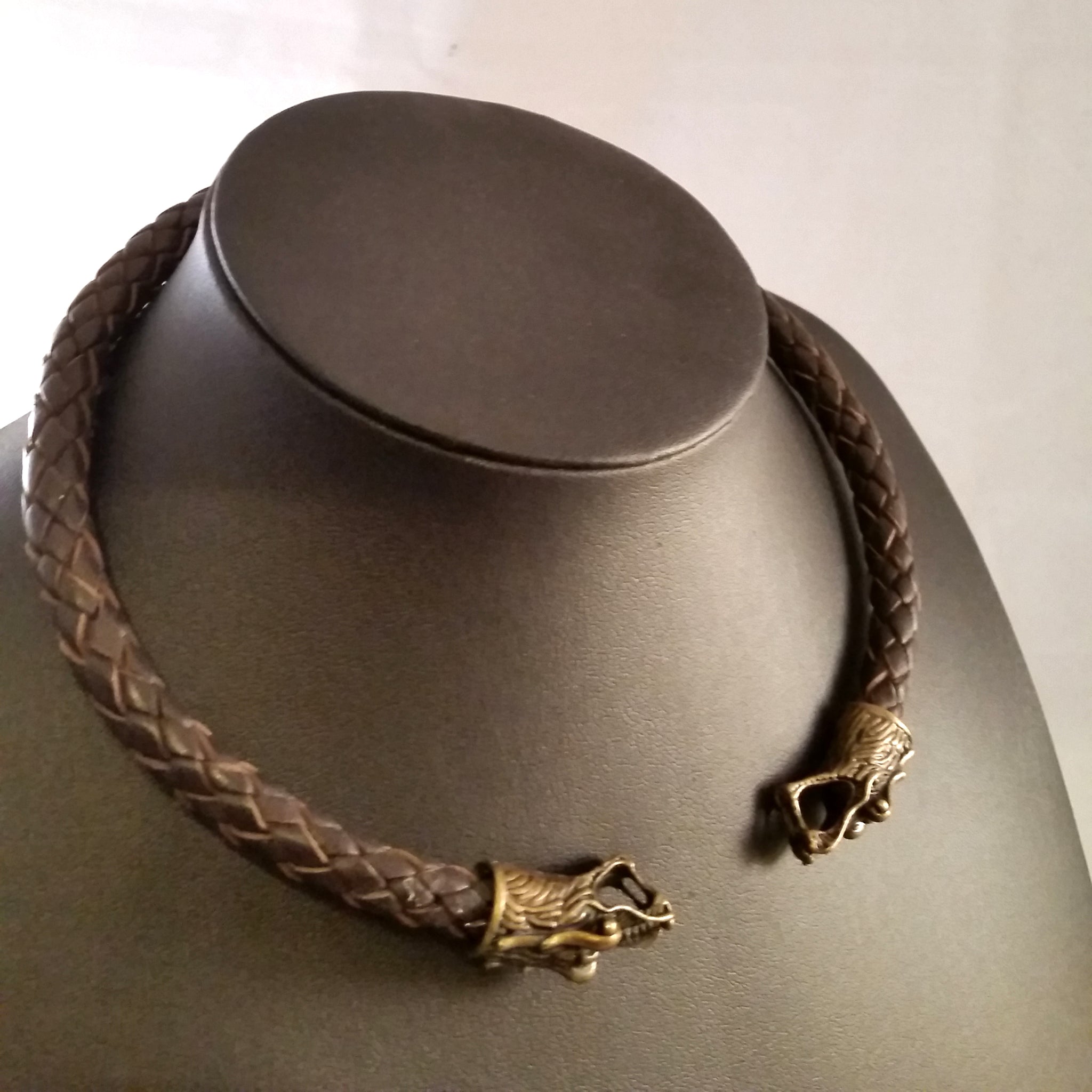 dragon torc viking celtic bronze