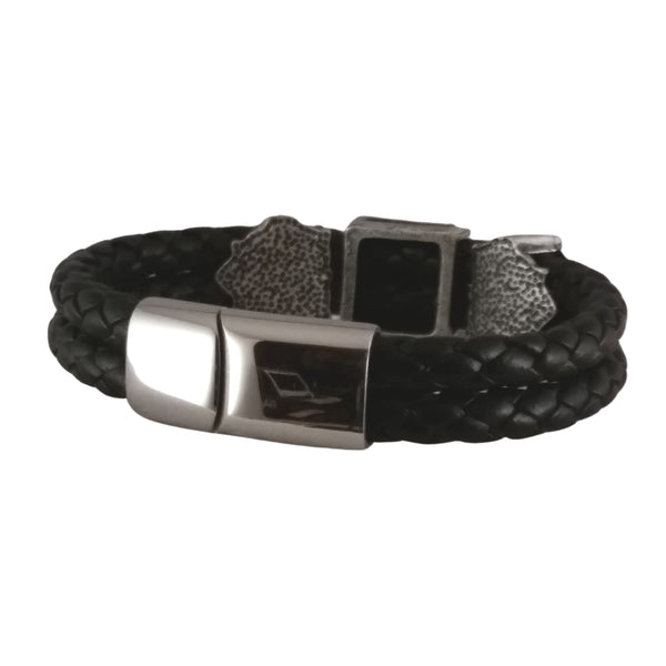 viking bracelet leather