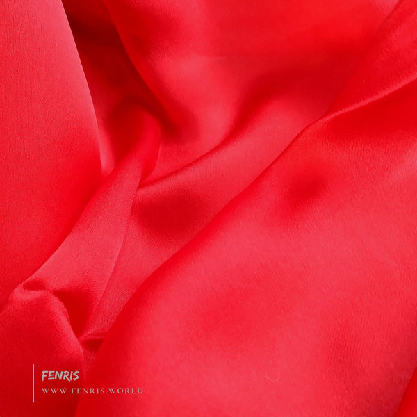 red silk scarf