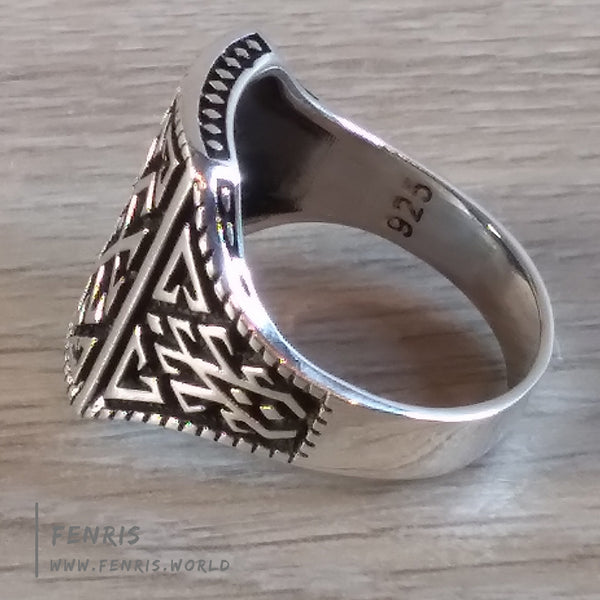 mens silver ring