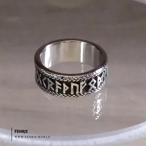 silver rune ring