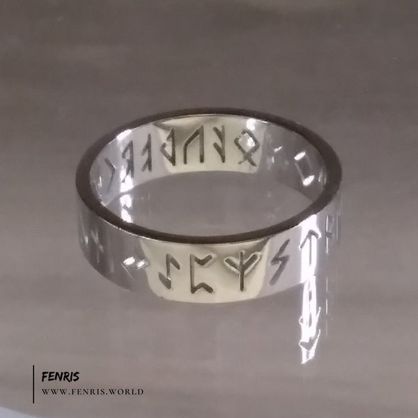 silver rune ring