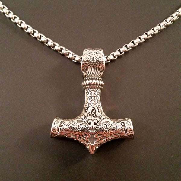 thor's hammer silver