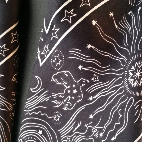 silk scarf zodiac