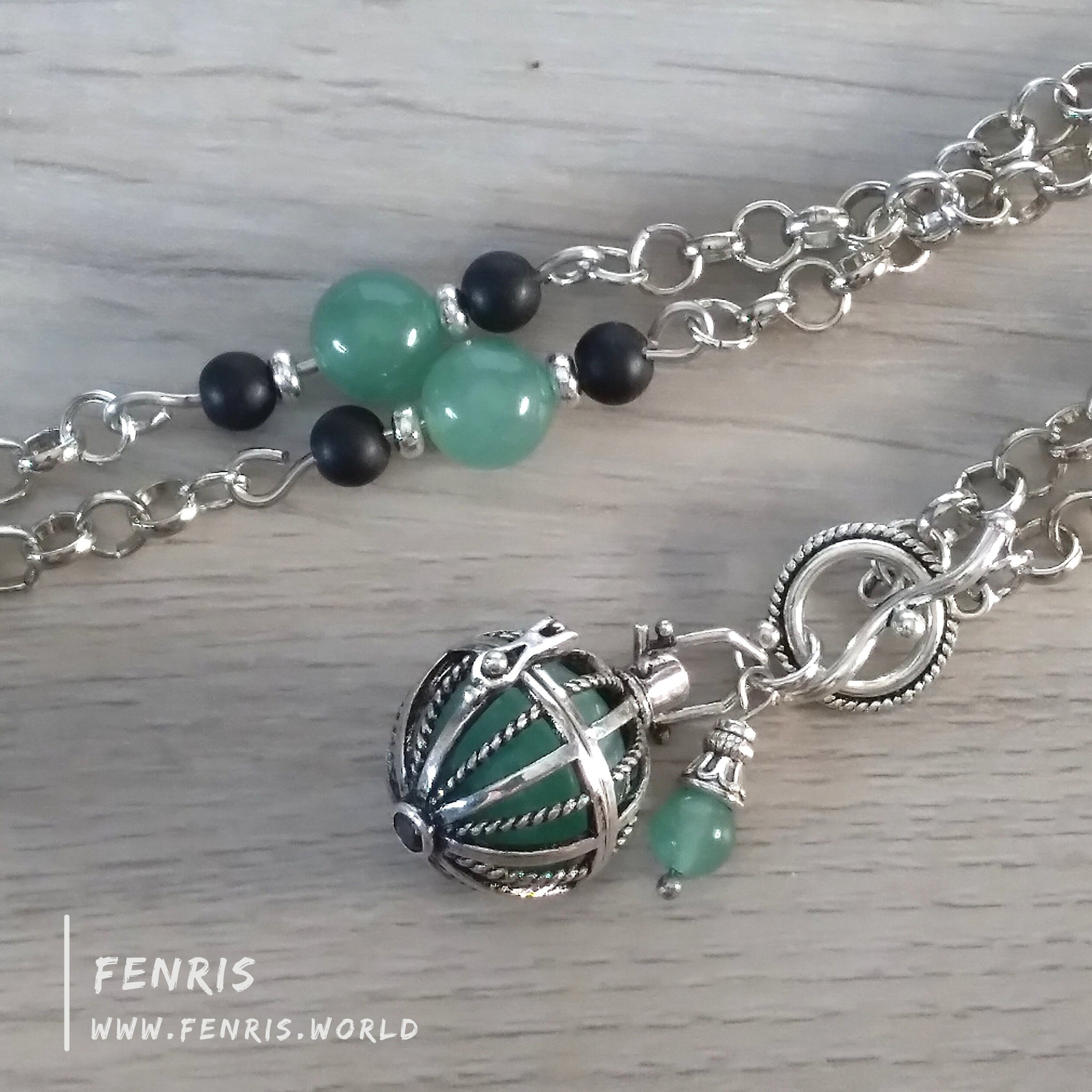 green aventurine necklace